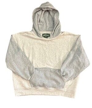 Vintage American Eagle Hoodie XS Gray Pullover Sweatshirt Y2K No Drawstring